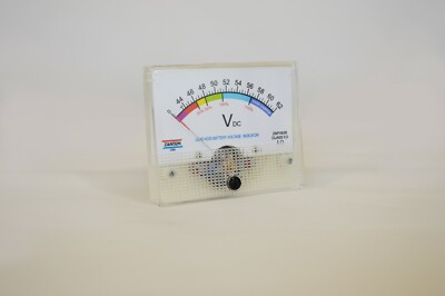 ACTIVE 48 VOLT LEAD ACID PANEL METER BATTERY CHARGE CAPACITY INDICATOR 