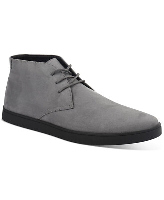 Alfani Gray Chukka Boots Suede Lace-Up Alfani Gray Boots for Men | Mercari main image 3