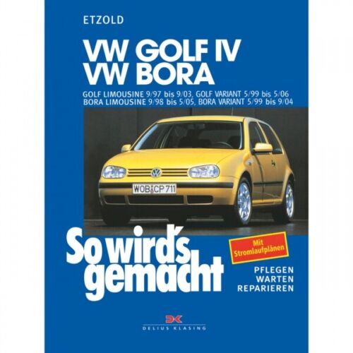 VW Golf 4 Variant Type 1J 1999-2006 So wird's make instructions de réparation Etzold - Photo 1/8