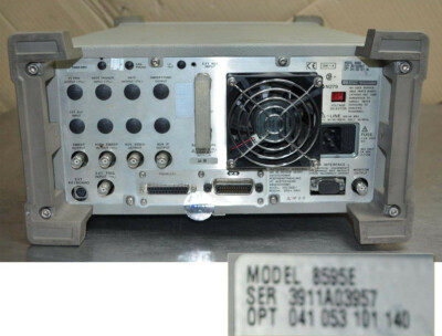週末特価スペクトラムアナライザ HP 8595E 9kHz-6.5GHz 動作品 HP 8595E Spectrum Analyzer 9kHz-6.5Ghz [#A1] | eBay