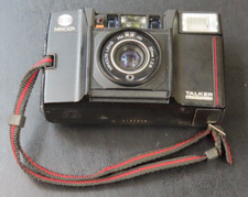 Minolta Talker Auto Focus AF-S 35mm Film Camera Missing Lens Cover f 1:28 Lens