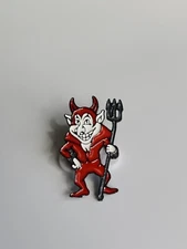 Cartoon Red Devil Lapel Pin °