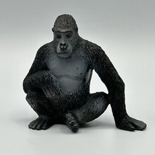 Terra By Battat 3  Sitting Gorilla Animal Figure. FREE SHIPPING 