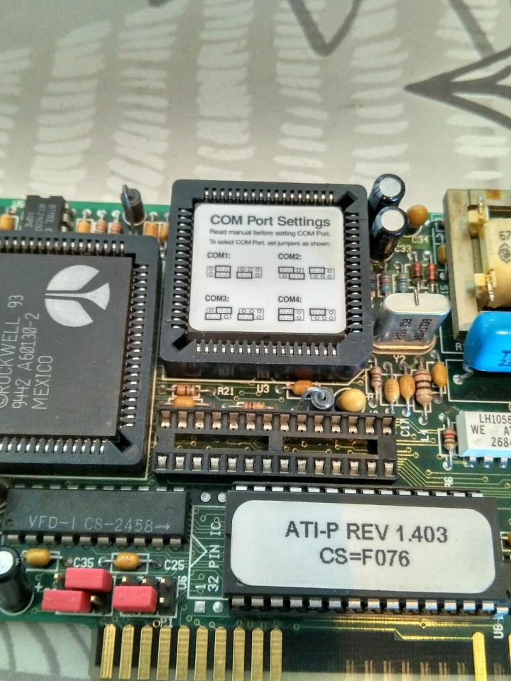 Placa Internal Card Zoom Telephonics 1993 - C400-37 Rockwell - Working Funciona - Image 2 of 4