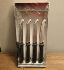 4 pc Calphalon CONTEMPORARY 4.5" Serrated Stainless Steel STEAK Knife SET