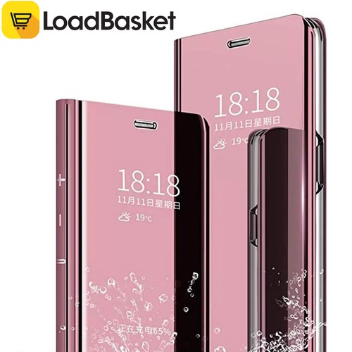 Case For Samsung Galaxy S10 Plus Mirror Flip Smart Clear View Book Stand Cover - Picture 16 of 17