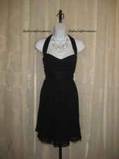 NWT GUESS Los Angeles Baby Doll Studded Halter Dress Size 5