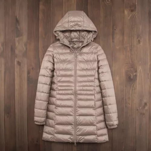 Women's Down Coat 90% Duck Coat Ladies Hooded Down Down Jacket Puffer Coat - Bild 12 von 29