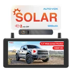 AUTO-VOX 7.2" DVR Portable Solar Wireless Backup Camera 1080P Dual Split Monitor