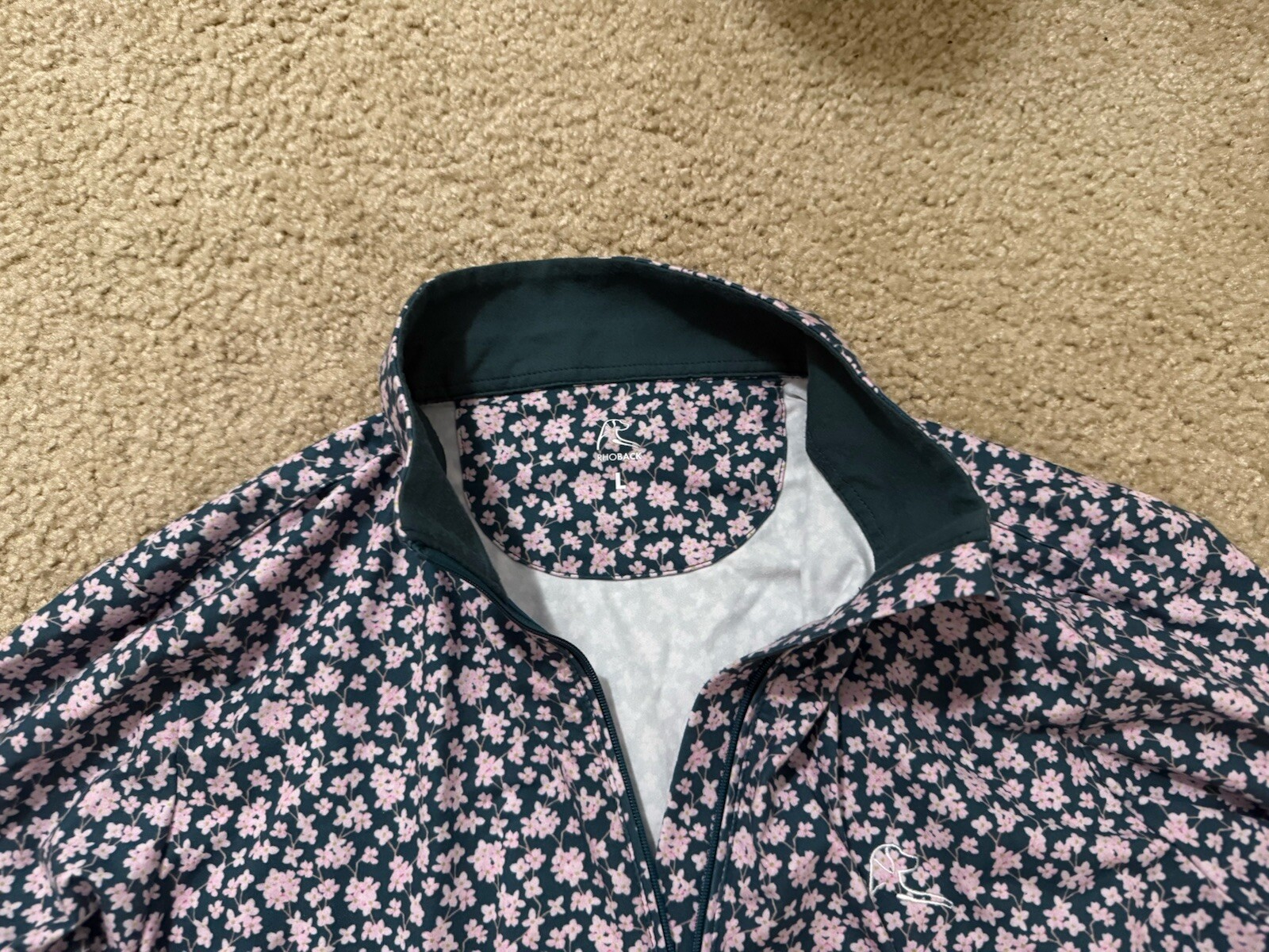 Rhoback Women’s Performance Quarter Zip Large Flo… - image 6