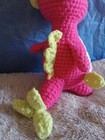 8" NEW Handmade Dragon-Fruit Dino Crochet Cute Stuffie Soft Amigurumi Polyester  — photo 8