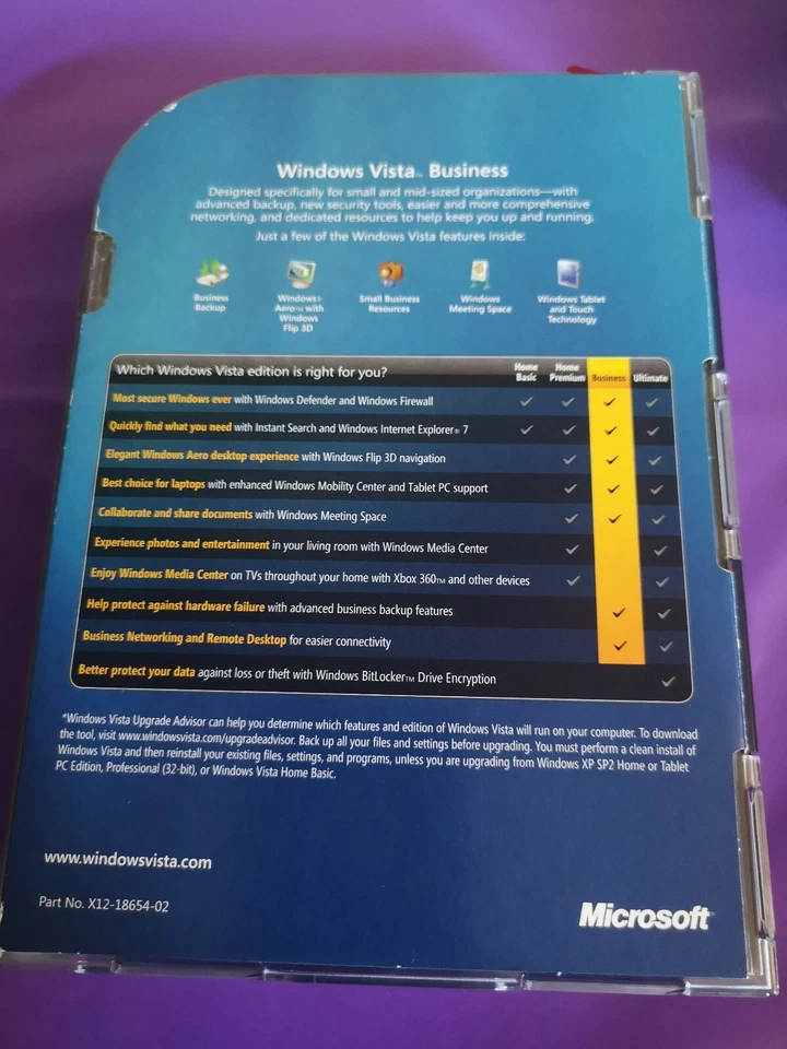 CLAVE DE PRODUCTO MINORISTA GENUINA ACTUALIZACIÓN EMPRESARIAL DE 32 BITS Foto 2 de 4