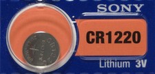 CR 1220 SONY LITHIUM BATTERIES 1 piece 3V Watch New Authorized Seller Exp:2028
