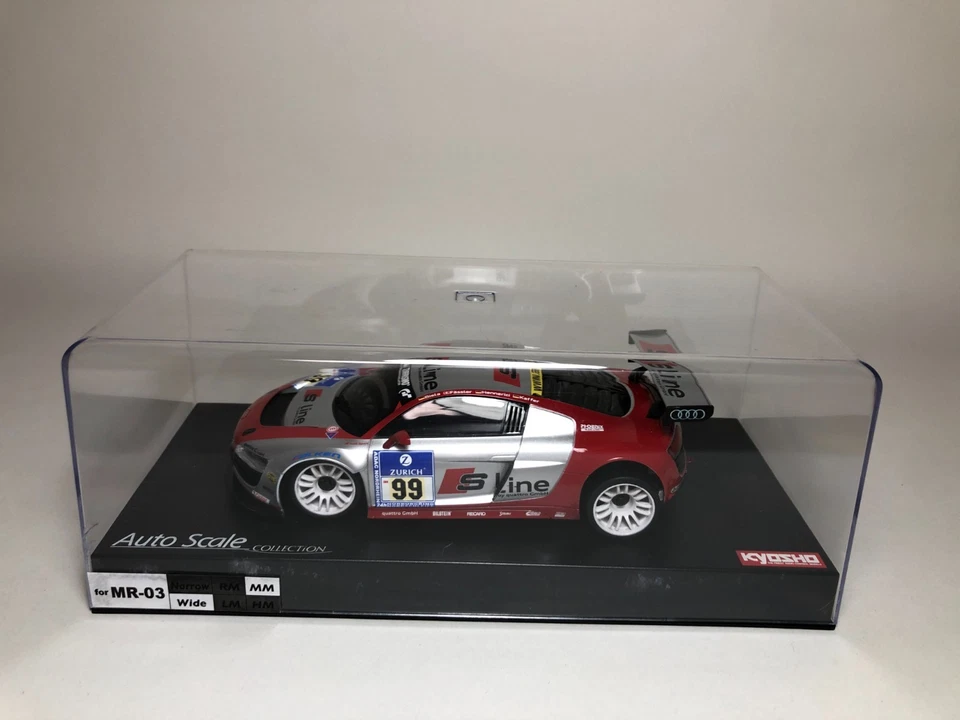 KYOSHO Mini-Z Body Audi R8 LMS Phoenix Racing NBR 2010 #99 MZP419SL - Image 2 of 4