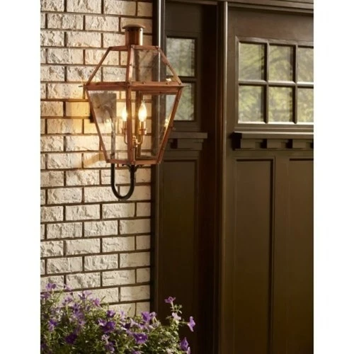 Quoizel RO8414 Rue De Royal 4 Light 30" Tall Outdoor Wall Sconce - Black - Picture 8 of 12