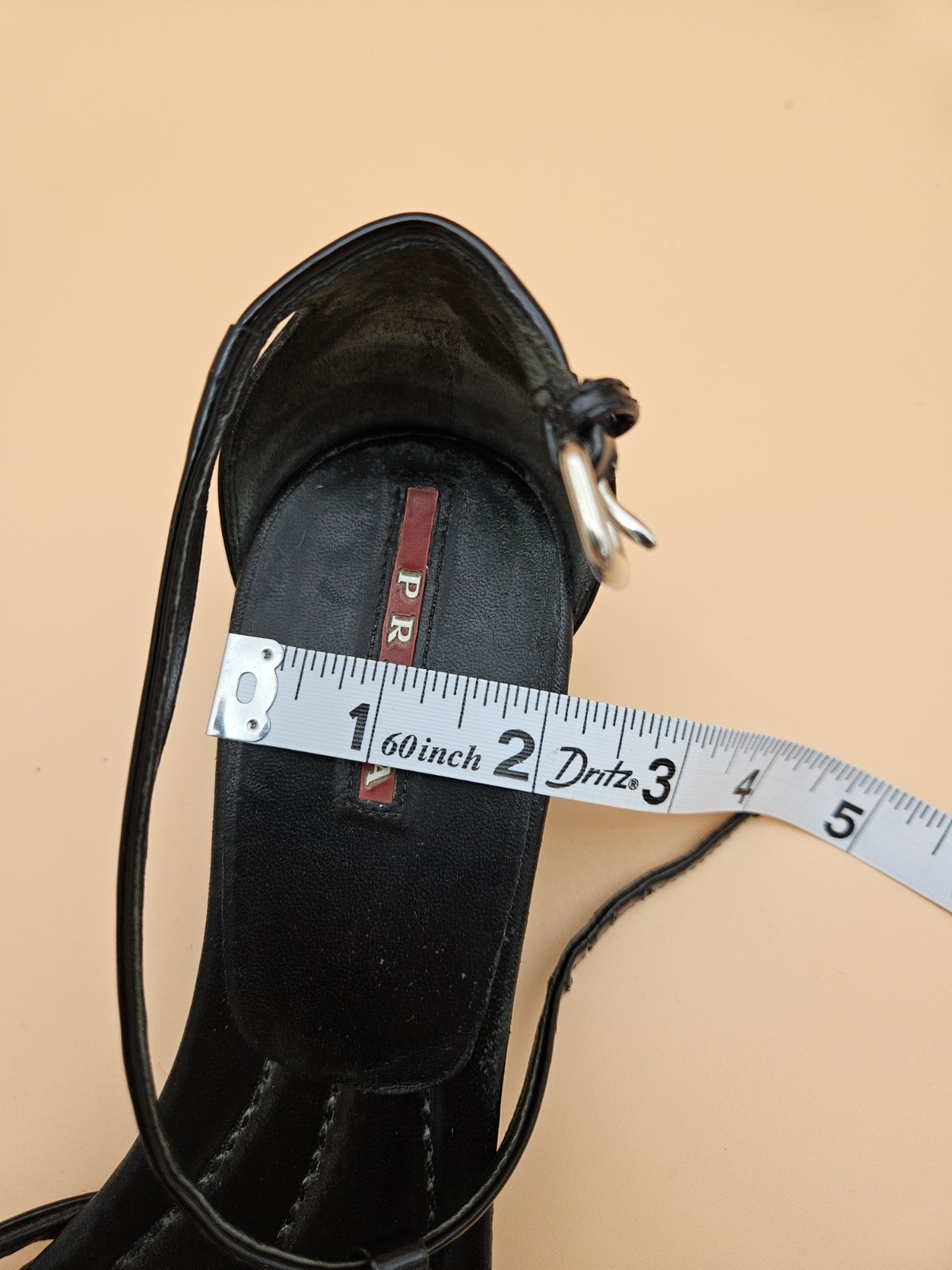 Prada Patent Leather Wedge Sandals Chain Detail M… - image 20