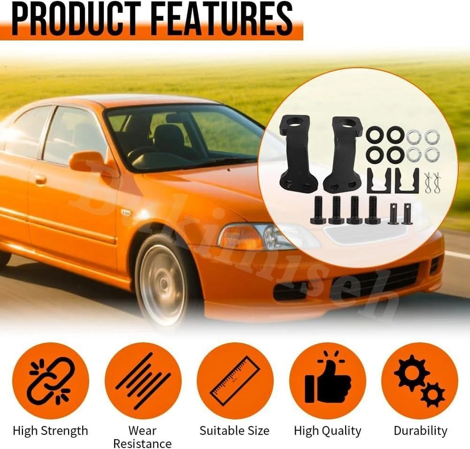 Kit de soporte de cable de freno eléctrico de disco trasero para Acura Integra Honda CRX Delsol Civic EE. UU. Foto 3 de 4