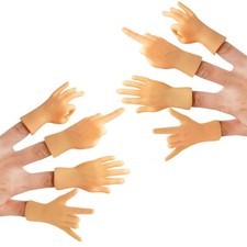 Tiny Hands Miniature Finger Puppets with Left and Right Hand, Party Favors