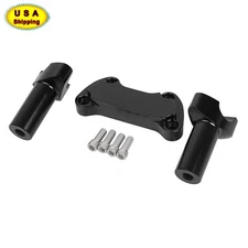 3.5" Straight Handlebar Riser Top Clamp For Harley Sportster Dyna Softail FLTR