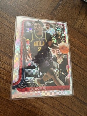 2025-26 Topps Chrome X-Fractor Refractor Herbert Jones #120 New Orleans Pelicans