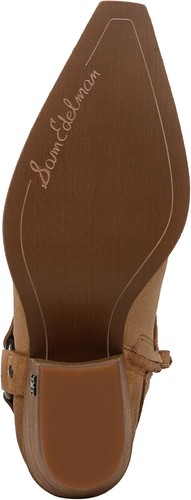 Botín para mujer Sam Edelman Winston Western con hebilla dorado caramelo 9,5 M - Imagen 5 de 5