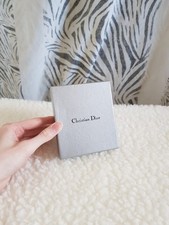 Vintage Christian Dior Jewellery Box Grey Card Gift Box Necklace Bracelet