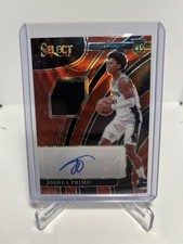 🔥 2021-22 Panini Select #RJ-JPR Joshua Primo Rookie Jersey Auto Red Waves 🔥 