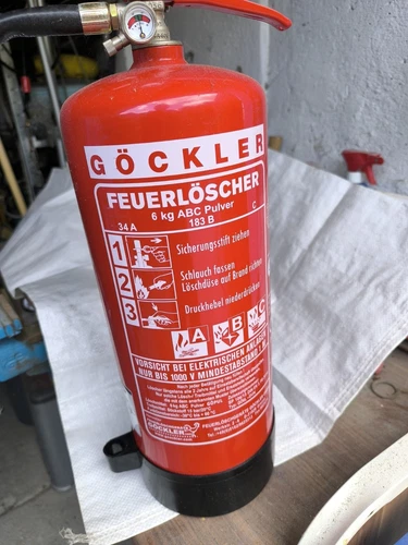 feuerlöscher 6 kg abc pulver