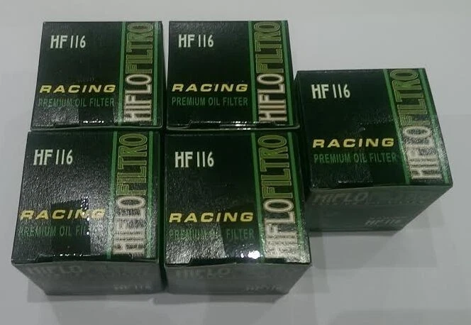 Filtro de aceite HifloFiltro (x 5) para Husqvarna TE250 / TE250R (2010 a 2014) Foto 2 de 4