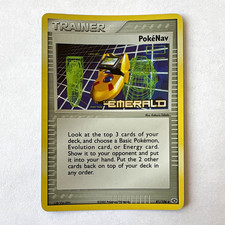 Pokémon TCG PokéNav 81/106 EX Emerald Trainer Regular ENG 2005
