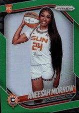 2025 Panini Prizm WNBA Green Prizms Aneesah Morrow Rookie Card #146