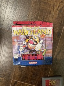 Virtual Boy Wario Land Nintendo Virtual Boy 1995 Complete Original Authentic CIB