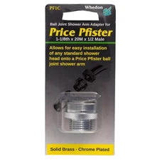 Whedon Pfister Chrome Plated Solid Brass Shower Arm Adapter 1-1/8 L x 1 H x 1-1/