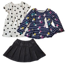 Girls 18M Clothing Bundle Minnie Top, Dress  Skort NWT