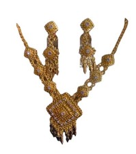 Thai Vintage Gold Plated Jewelry Wedding Gifts For Traditional Thai dress