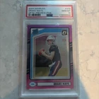 2024 Donruss Optic Preview Drake Maye Pink Prizm Rated Rookie PSA 10 Patriots RC