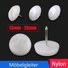 Möbelgleiter mit Nagel Nylon Kunststoff Stuh...