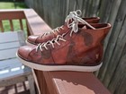 MENS FRYE ESSEX CAMO PRINT BROWN LEATHER ANKLE BOOTS/ SNEAKER SHOES SZ 11 — photo 2