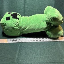 Minecraft Creeper Green Plush Mojang 20" REPAIRED-Stuffed Pillow Toy