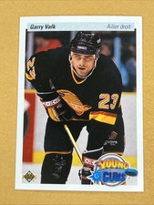 1990-91 Upper Deck French #530 Garry Valk Young Guns Rookie Vancouver Canucks