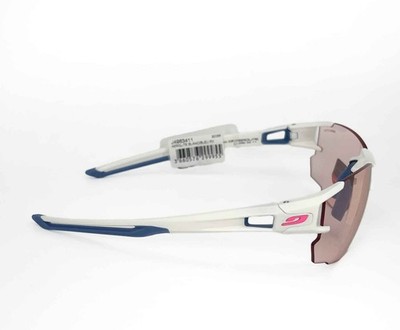 Julbo J4963411 Women's Aerolite Lightweight Sunglasses, White/Blue Frame