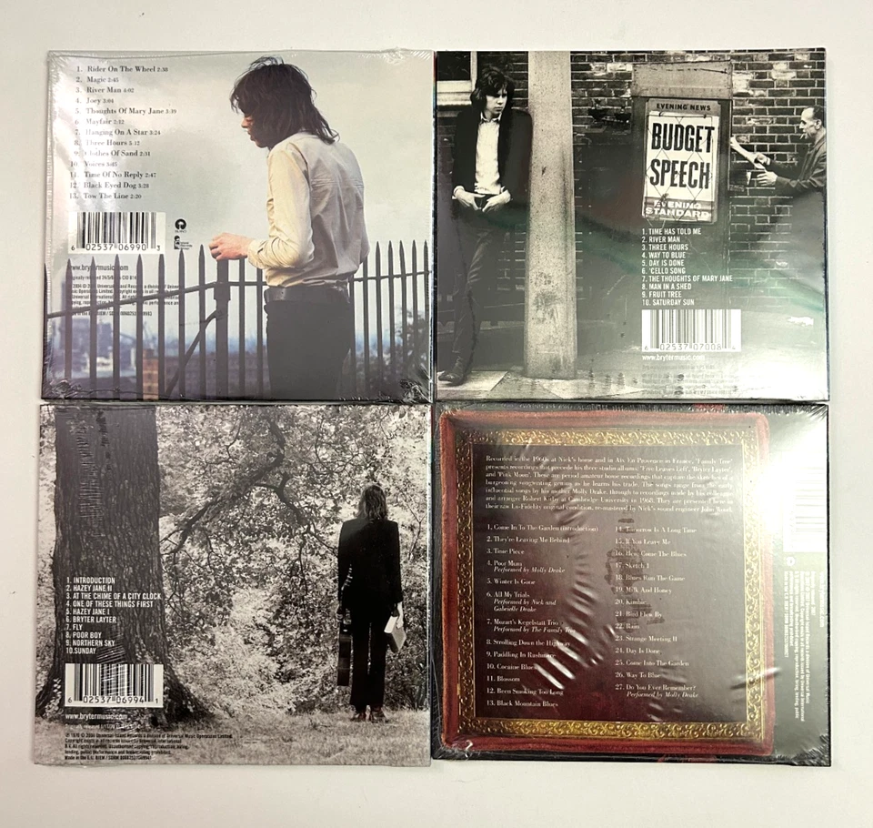 N.R. Drake - 69 Tuck Box Nick Drake 4 CD 4 POSTERS Box Set READ Sealed Foto 3 de 4
