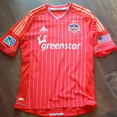 Authentic adidas Houston Dynamo 2012 Away MLS Football Soccer Jersey Kit