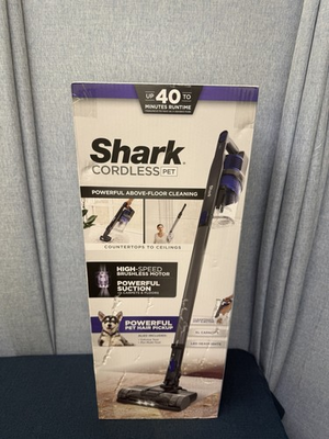 #ad Shark Rocket Cordless Pet IX141 Stick Vacuum Cleaner Blue Iris $130.00