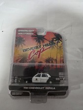 2022 Greenlight Hollywood 1981 CHEVROLET IMPALA POLICE 1/64 Beverly Hills Cop