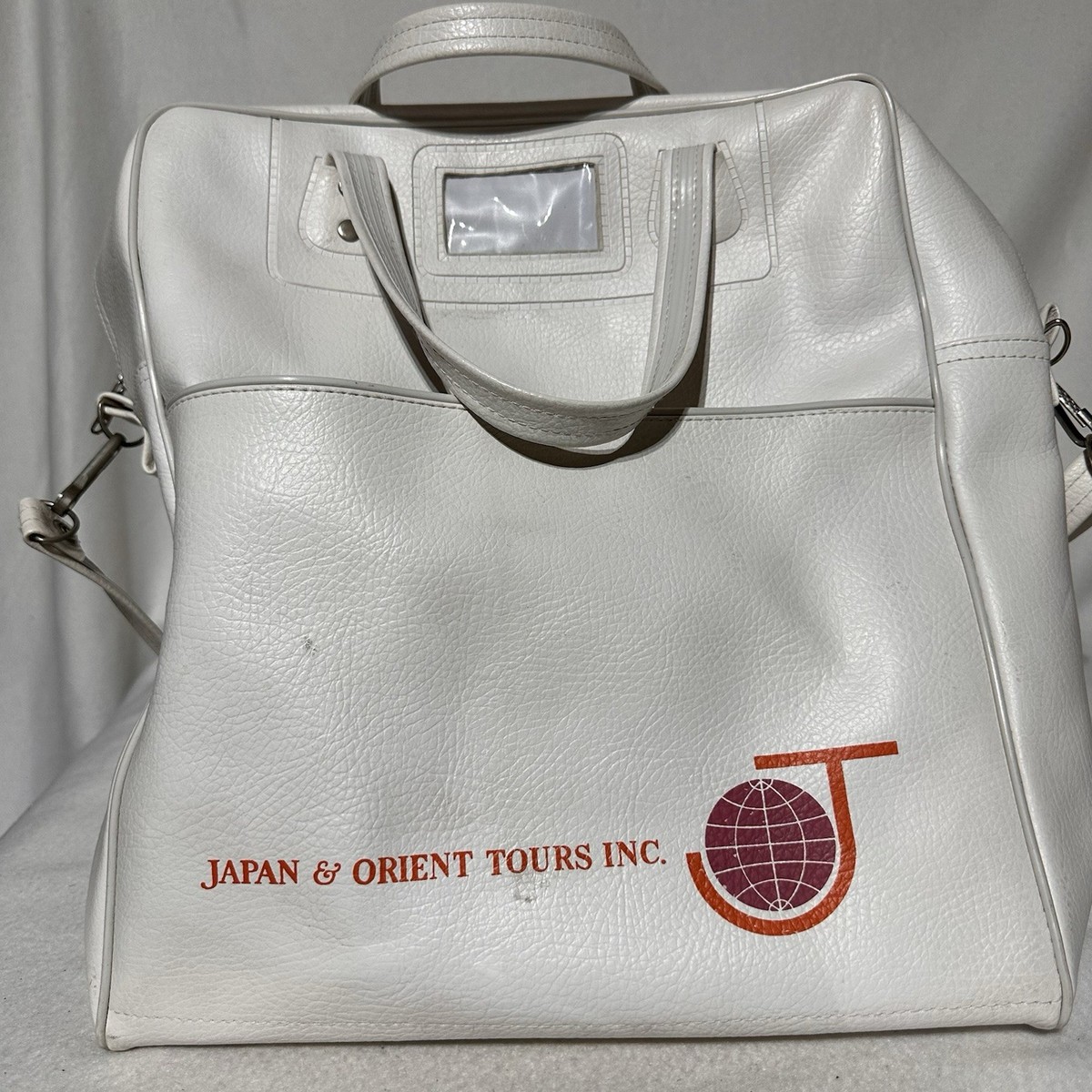 Vintage 70 80 Japan & Orient Tours Inc Travel Airline Bag