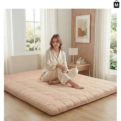 Eco-Friendly Foldable Japanese Futon Mattress - 500 lb Capacity, Washable Cover