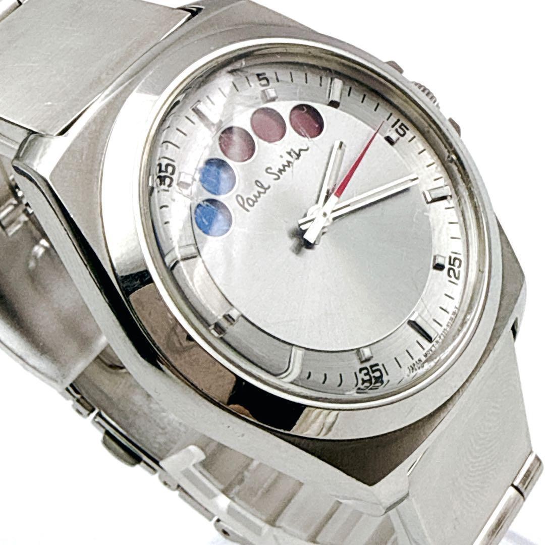 Paul Smith Five Eyes Watch Rectangular Silver Swe… - image 8