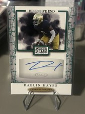 2021 Sage Football Daelin Hayes Rookie Autograph