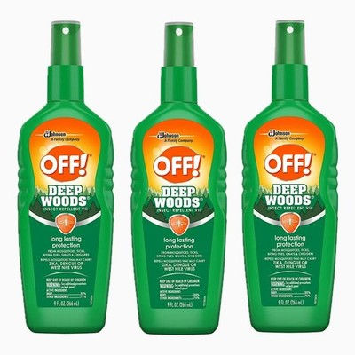 OFF! Deep Woods Insect & Mosquito Repellent VII Spritz 9oz - 3 PACK